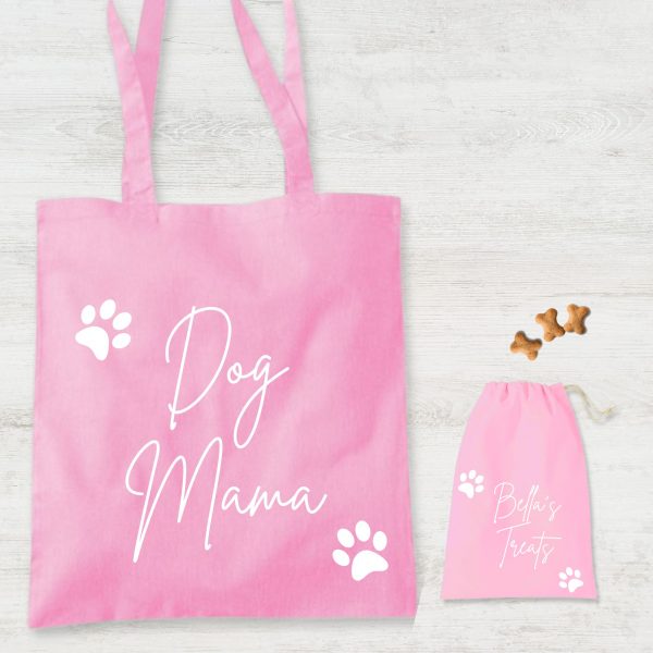pink puppy bag set